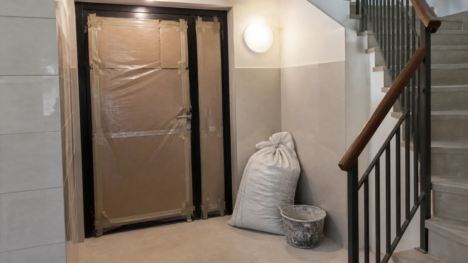 Residuos, escombro y protección de zonas comunes